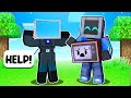 Stealing TV WOMAN Body Parts to Upgrade in Minecraft!