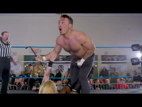 Wrestling Woman Low Blow Man PART 7