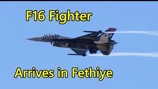 F16 Fighter comes to Fethiye