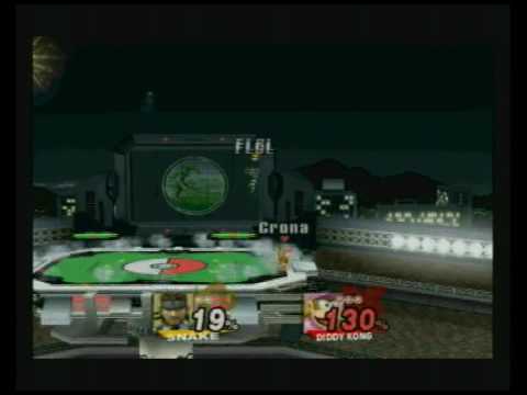 Arhungry(Diddy Kong) vs Znag(Snake)