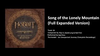 51 - Song of the Lonely Mountain (Full Expanded Version) (The Hobbit: The Hobbit: an Unexpected Jour