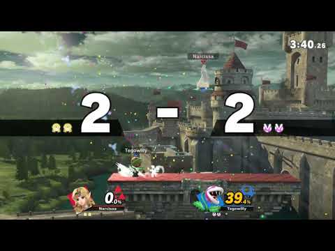 Narcissa (Zelda) vs Tegowilly (Piranha Plant)