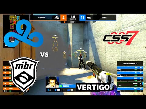 MIBR vs Cloud9 - HIGHLIGHTS - VERTIGO - CS SUMMIT 7 | CSGO