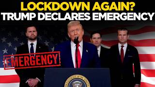 Trump Speech Live | US President Just Declare Emergency | Trump New Message To America | Iran 