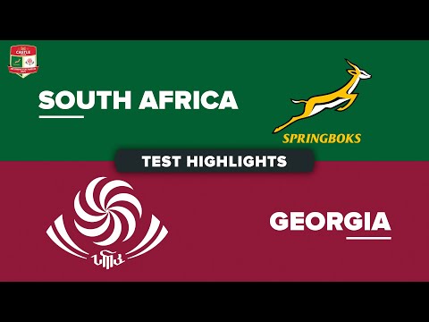 HIGHLIGHTS | SOUTH AFRICA v GEORGIA | July Internationals 2025
