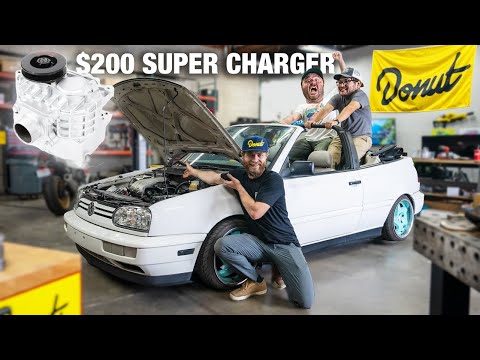 $200 Super Charger Makes Boost! Full Build in One Video!