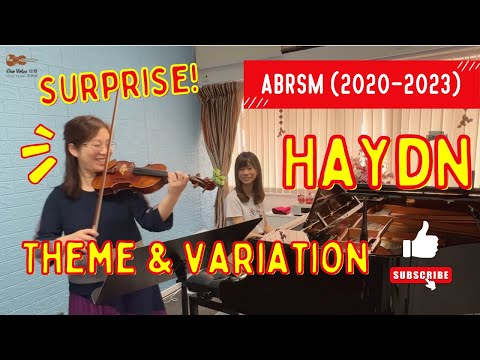 Haydn - Theme and Variation | ABRSM Violin GRADE 3 A2 (2020-2023)