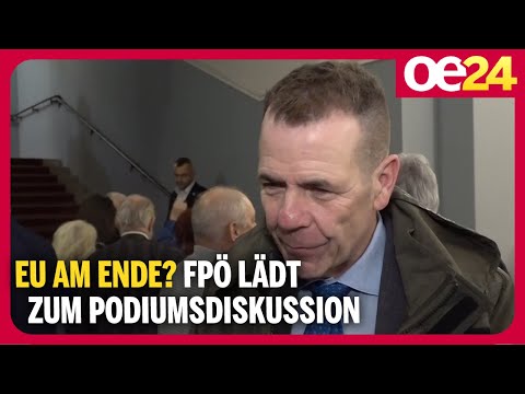 EU am Ende? FPÖ lädt zu Podiumsdiskussion | Harald Vilimsky