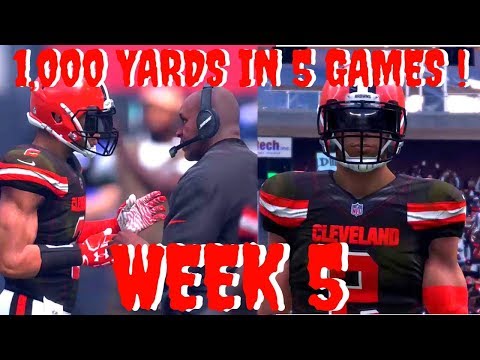 Madden 18 Career mode QB S2 Ep 5 - BEAST MODE QB HAVE 1,000 YARDS PASSING IN ONLY 5 GAMES !* CRAZY*