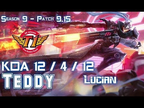 SKT T1 Teddy LUCIAN vs KAI'SA ADC - Patch 9.15 KR Ranked