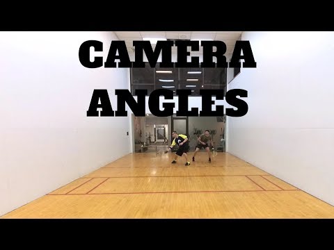 Racquetball Clips 48 - Different Camera Angles.