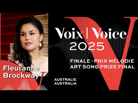 CMIM 2025 Voix | Voice - Fleuranne Brockway : Obradors, Sibelius, Bolcom