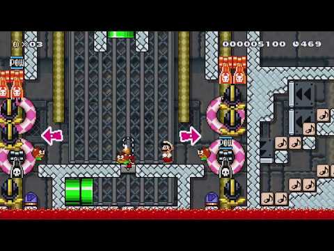 配管工王への道～theArena～(EASYMODE) by ゆうか - Super Mario Maker - No Commentary 1br