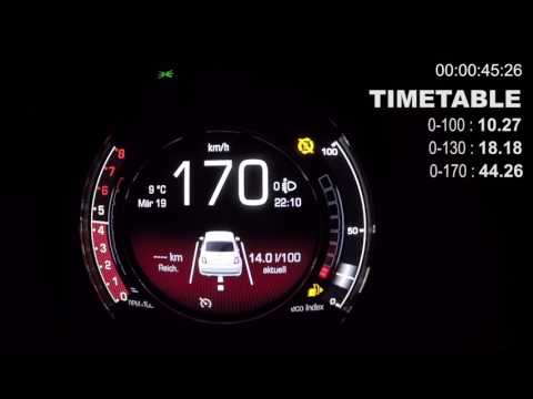 Fiat 500 85PS Twinair | SWEET Acceleration 0-170/50-100 | Fiat 500S 2017 0.9