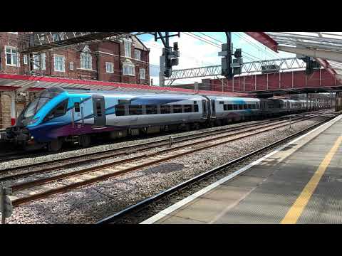 First Transpennine Express Nova 3 68 029 “Courageous” Departs Crewe (29/03/21)