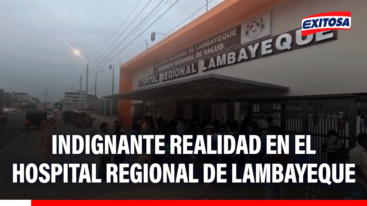 🔴🔵 Indignante realidad en el hospital regional de Lambayeque: Pacientes en el piso