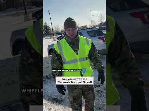 Soldiers hand out donuts to Minneapolis protesters #shorts