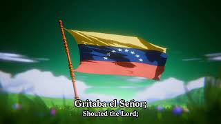 The national anthem of Venezuela, Gloria al Bravo Pueblo, instrumental singalong