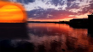 The best view of sky and cloud when the  Sun is set