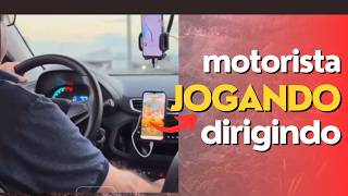 Motorista de aplicativo jogando enquanto dirigi #vicioemjogos #slots #jogosdeapostas