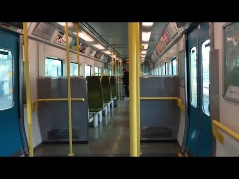 On Board an Irish Rail 8520 Class Dart Train - Shankill to Bray