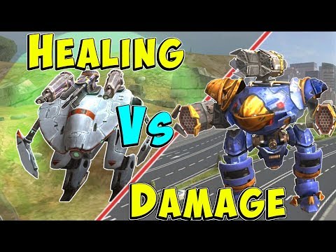 Healing Vs Damage - What Gives Better Stats? War Robots Gameplay WR