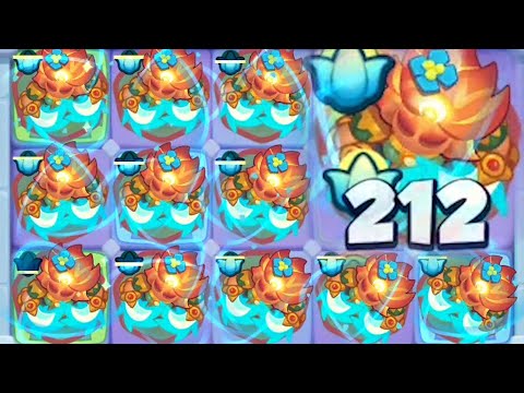 Synthetic Rank ALL MAX, Blade Dancer, Blooming Dash Talents, Blue Flower Talents Co-op - Rush Royale