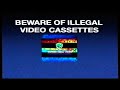 Video Piracy Warning Warner Home Video MGM UA Home Video