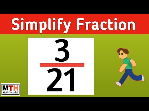 How to simplify the fraction 3/21