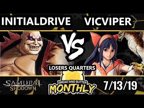 BnB 14 SamSho - Initialdrive (Earthquake, Genjuro) Vs. VicViper (Nakoruru) - Samurai Shodown LQ
