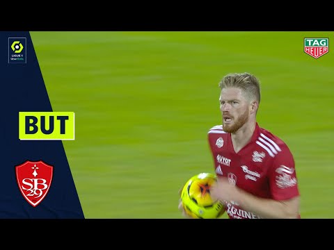 But Gaëtan CHARBONNIER / STADE BRESTOIS 29 - OLYMPIQUE DE MARSEILLE (2-3)  (BREST-OM)/ 2020/2021