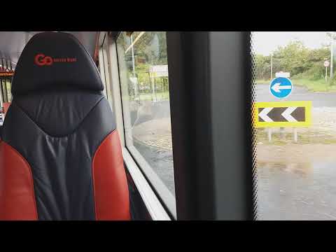 Extremely Rare!!! Route Diversion on the X10!! Go North East Gemini 3 NK67 EBG  6313.