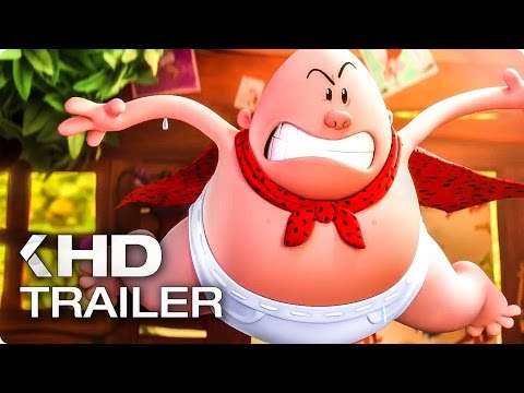 CAPTAIN UNDERPANTS: The First Epic Movie ALL Trailer & Clips (2017)