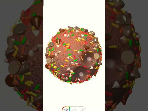 Chocolate 🍫 cake 🥮/Mobile game slime/Slime ASMR/satisfying/relax#slimeslime #slimeasmr #asmr