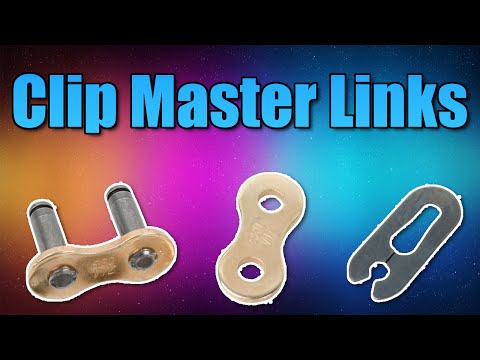 How to install a motorcycle clip master link chain properly