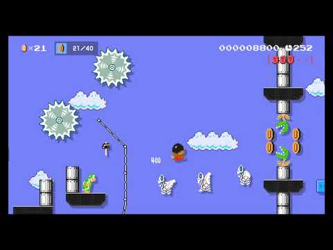 Super Mario Maker 2 - Risky Ride 3JV-B3N-HXG #SMM2 #AutomaticLevel #USALevel