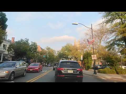 Driving by Princeton, New Jersey