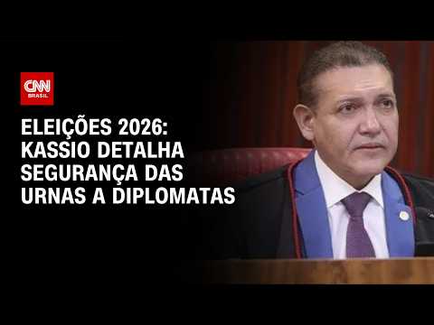 Kassio Nunes Marques apresenta funcionamento da urna a diplomatas  | BASTIDORES CNN