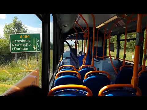 Journey on Route X24 | YP14TGN/28039 - Stagecoach North East: Scania K270UB/ADL Enviro 300NG