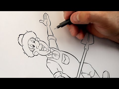 Lezione di fumetto: come inchiostrare un personaggio (seconda parte)