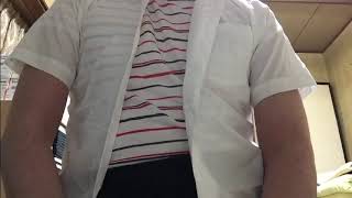 ワイシャツに着替えASMR