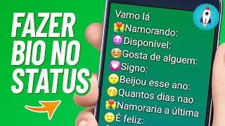 Biografia Whatsapp Escrita Para Copiar E Colar