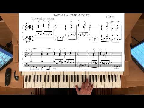 Orgelspiel im Gottesdienst - Leichte Vorspiele zum Einzug (GL 257) und ein Postludium