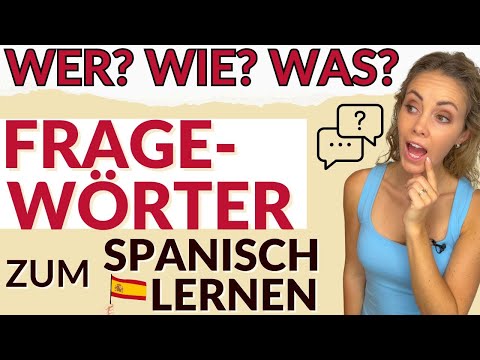 Fragen auf Spanisch: qué, cómo, cuál