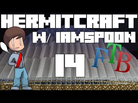HermitCraft Feed the Beast w/ IAmSp00n: Episode 14 - Prep-Work for the Ghast Spawner