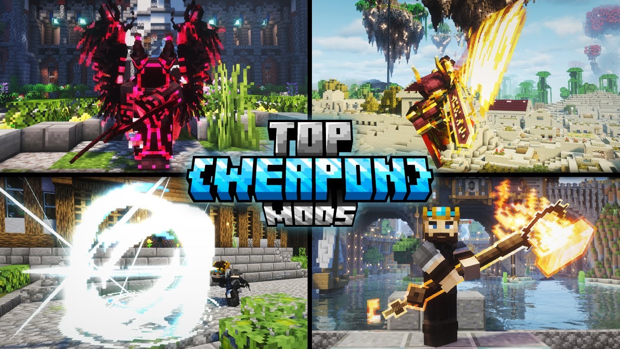 Top 15 Minecraft Weapon Mods (Forge/NeoForge)