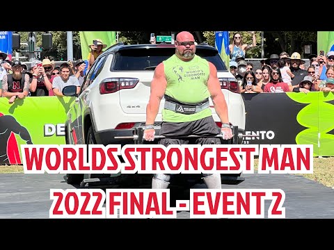 Worlds Strongest Man 2022 Final Results | Event 2
