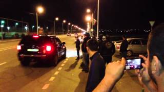 preview picture of video 'SRT 8 - AUDI A7 - BMW M5 E60 in Grozny'