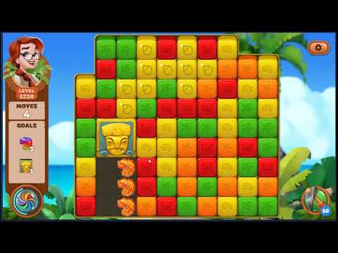 Lost Island Blast Adventure Level 1220 - NO BOOSTERS 🏝️ | SKILLGAMING ✔️