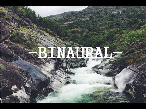 [3D Sound) Amazing River Sounds [Binaural] - 1 Hour - Relaxing / Studying